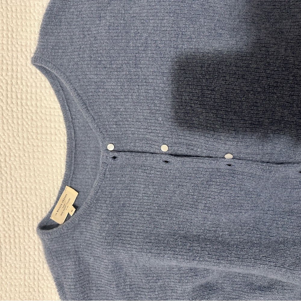 Sezane Gaspard Cardigan in Vintage Blue Size M - Picture 2 of 11